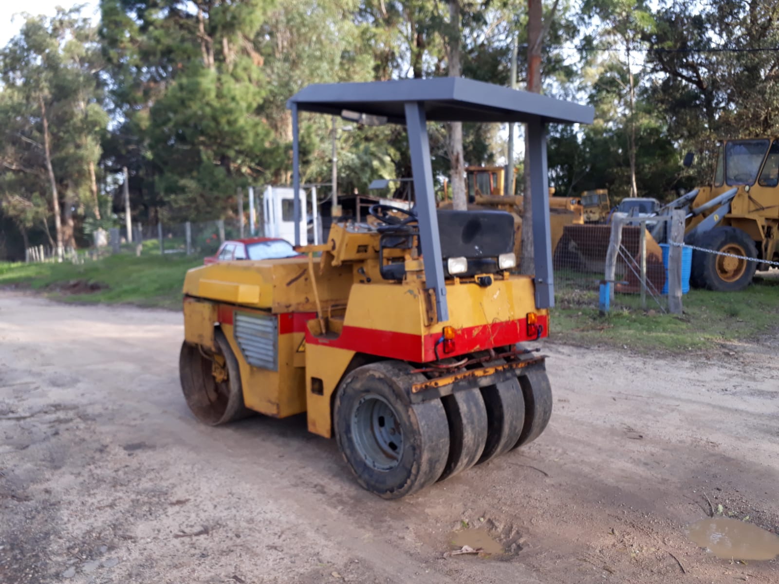 Rodillo Compactador liso/neum